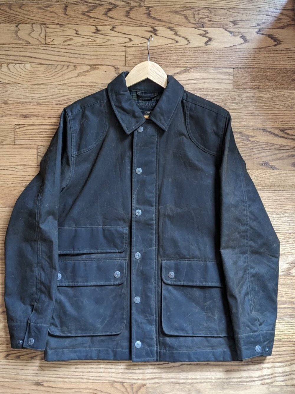 Flint & Tinder Men's Hudson Waxed Jacket - Size Small (Fits for Medium)